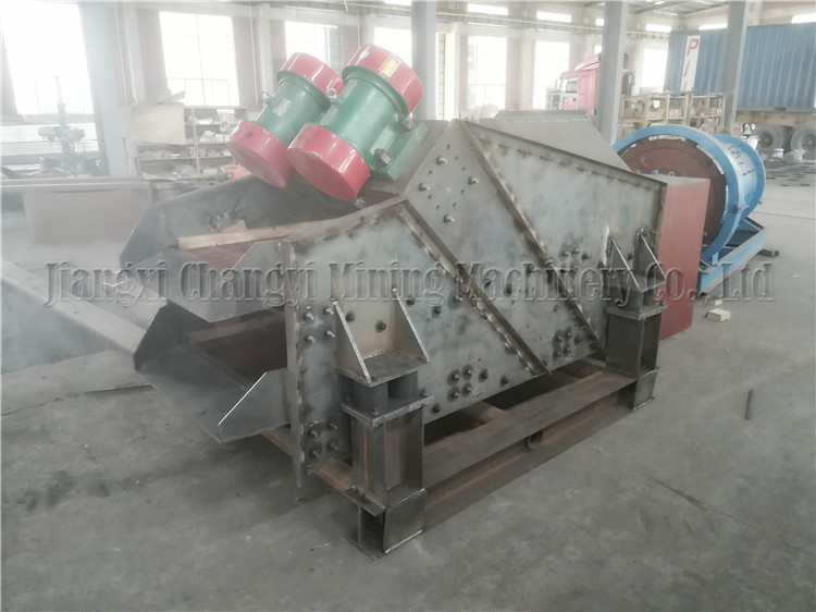 linear vibrating screen for refractory materials