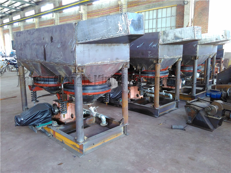 mineral processing gold ore saw-tooth wave jig machine for canada
