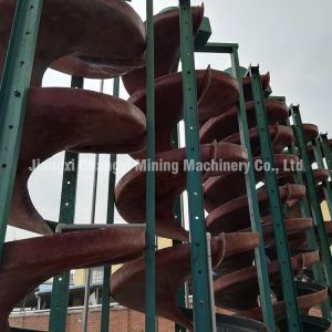 8 t/h Capacity Fiberglass Spiral Chute Concentrator Mineral Processing