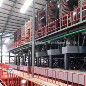 High Efficient Gold Mining Machine Spiral Chute Concentrator For Monazite Ore Land